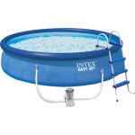 Intex Easy Set Πισίνα PVC Φουσκωτή με Αντλία Φίλτρου 457x107x107εκ.